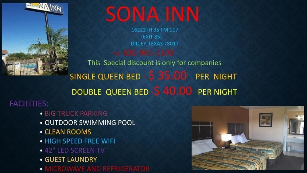 Sona Inn Dilley Экстерьер фото